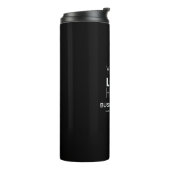 Einfache Werbevorlage für Ihr Firmenlogo Thermosbecher (Nach links gedreht)