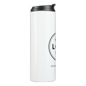 Einfache Werbung für Logos Thermosbecher (Nach links gedreht)