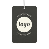 Einfache Werbung für Logos und Texte Autolufterfrischer (Vorderseite)