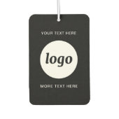 Einfache Werbung für Logos und Texte Autolufterfrischer (Vorderseite)