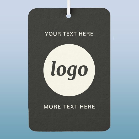 Einfache Werbung für Logos und Texte Autolufterfrischer