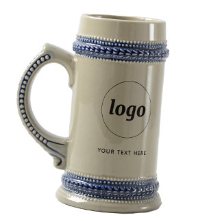 Einfache Werbung für Logos und Texte Bierglas
