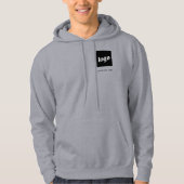 Einfache Werbung für Logos und Texte Hoodie (Vorderseite)