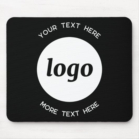 Einfache Werbung für Logos und Texte Mousepad (Vorne)