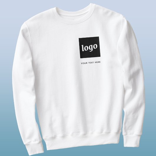 Einfache Werbung für Logos und Texte Sweatshirt