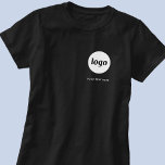 Einfache Werbung für Logos und Texte T-Shirt<br><div class="desc">Einfaches Logo und benutzerdefinierter T - Shirt für Textverarbeitung. Ersetzen Sie das Logo und den Text durch Ihren eigenen,  um es anzupassen. Tragen Sie sie selbst,  geben Sie sie Ihren Mitarbeitern und Mitarbeitern,  verkaufen sie an Kunden und Kunden oder geben sie als Werbematerial,  um die Kundenbindung inspirieren.</div>