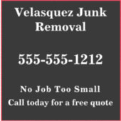 Einfache Werbung für schwarze Unternehmen Aufkleber (Vorderseite)