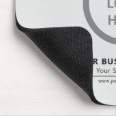 Einfache Werbung mit dem Logo "Clean Custom" Mousepad (Ecke)