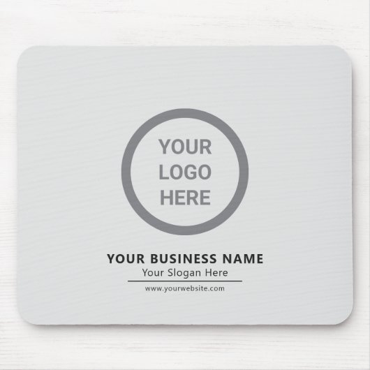 Einfache Werbung mit dem Logo "Clean Custom" Mousepad (Vorne)