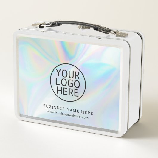 Einfache Werbung mit Logo Metall Brotdose (Rückseite)