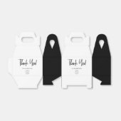 Einfache Wertschätzung für Schwarz-weiße Logos Geschenkschachtel (Ungefaltet)