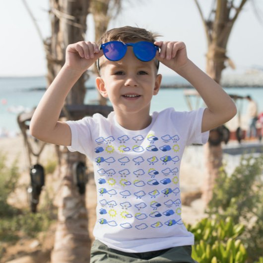 einfache Wettersymbole T-Shirt