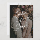 Einfache whimsical handgeschriebene Save-the-Date- Save The Date (Vorderseite)