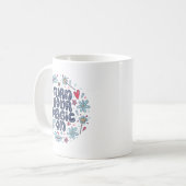 Einfache Whimsical Zitat Positivität Magie Kreativ Kaffeetasse (Vorderseite Links)