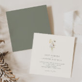 Einfache Whimsikische Wildblume | Elfenbeinplatz Einladung