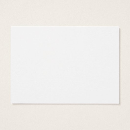 Einfache White Custom Earring Business Card (Rückseite)