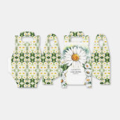 Einfache White Daisy Baby Dusche Geschenkschachtel (Ungefaltet)