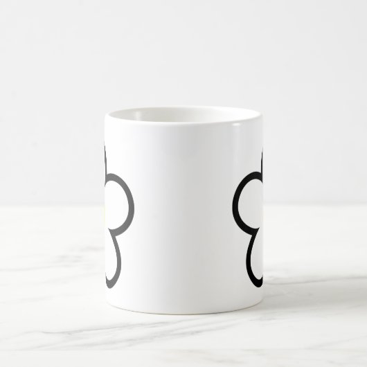 Einfache White Daisy Blume Niedlich 70er Spring Gr Kaffeetasse (Mittel)