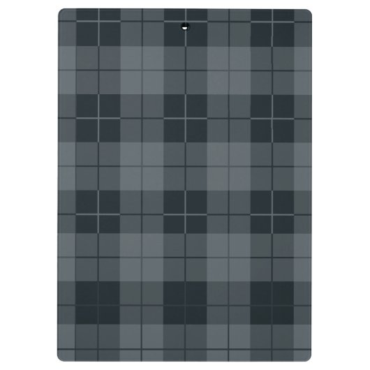 Einfache White Daisy Monogram Klemmbrett (Rückseite)