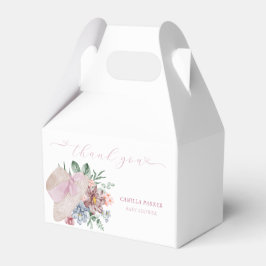Einfache White Spring Florals Baby Dusche Vielen D Geschenkschachtel