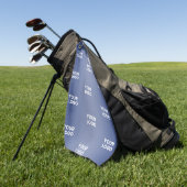 Einfache Wiederholung des Logos Navy Blue Gradient Golfhandtuch (Gras)