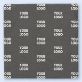 Einfache Wiederholung des Logos | Schwarz Steinuntersetzer