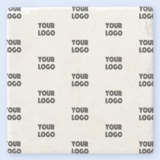 Einfache Wiederholung des Logos Steinuntersetzer