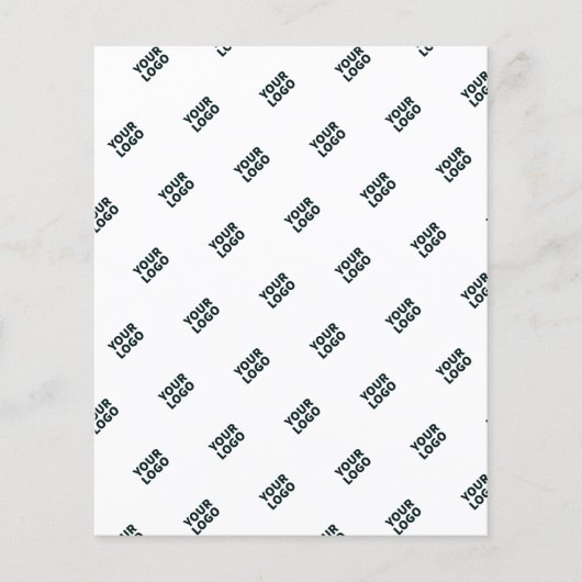 Einfache Wiederholung des Logos | weiß (Vorderseite)