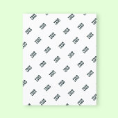 Einfache Wiederholung des Logos | weiß