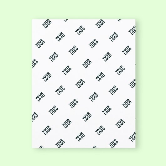 Einfache Wiederholung des Logos | weiß