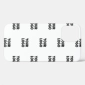 Einfache Wiederholung des Logos | weiß Case-Mate iPhone Hülle (Rückseite (Horizontal))