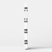 Einfache Wiederholung des Logos | weiß Case-Mate iPhone Hülle (Rückseite / Links)