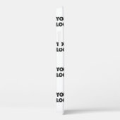 Einfache Wiederholung des Logos | weiß Case-Mate iPhone Hülle (Rückseite / Rechts)