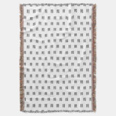 Einfache Wiederholung des Logos | weiß Decke (Vorderseite Vertikal)