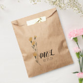 Einfache Wild Blume Hand Drawn Wedding Geschenktütchen (Versiegelt)
