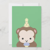 Einfache Wild One Einladung zum Geburtstag (Rückseite)