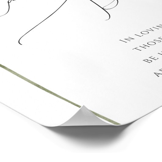 Einfache Wildblume | Diese Kerze bröckelt Zeichen Poster (Ecke)