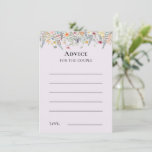 Einfache Wildblume Fern Lavendel Advisor-Karte Hinweiskarte<br><div class="desc">Diese einfache Wildblume Fern Lavender Advice Card ist eine elegante Anordnung von goldenen geometrischen Rahmen, die mit zartem bohenhaften Blumenstrauß und Stielen verziert sind. Mit einer Palette zeitloser, beigefarbener Elfenbeinhintergründe, klassischer schwarzer Typografie und farbenfrohen Wildblumen schaffen Sie ein romantisches Ambiente, das sich durch ein harmonisches Ambiente auszeichnet. Mit koordinierten Stilrichtungen...</div>