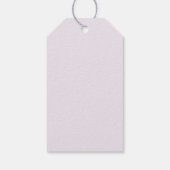 Einfache Wildblume Fern Lavender Wedding Willkomme Geschenkanhänger (Rückseite)