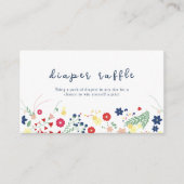 Einfache Wildblume Windelwinddusche Begleitkarte (Vorderseite)