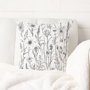 Einfache Wildblumen  Kissen