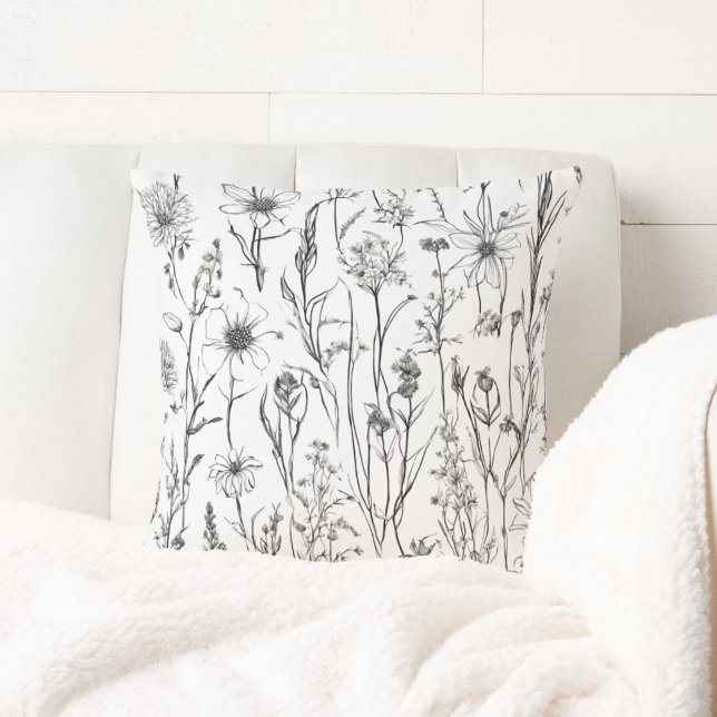 Einfache Wildblumen Kissen (Von Creator hochgeladen)