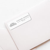 Einfache Wildblumen Minimalistische Blumenadresse