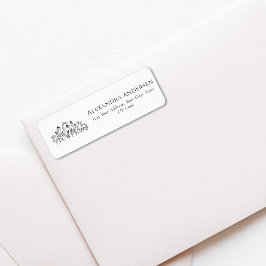 Einfache Wildblumen Minimalistische Blumenadresse