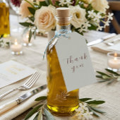 Einfache wilde Wasserfarben-Blume in Taubengrau  Geschenkanhänger