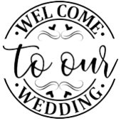 EINFACHE WILLKOMMENS HOCHZEIT DOSENKÜHLER