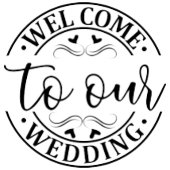 EINFACHE WILLKOMMENS HOCHZEIT PAPPBECHER