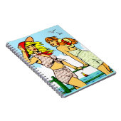 Einfache windige Strand-Babys Notizblock (Rechte Seite)