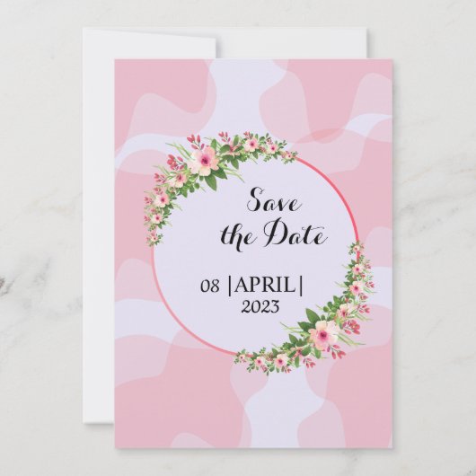 Einfache Winter-Hochzeiten - Design Einladung (Rückseite)