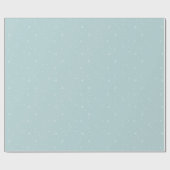 Einfache Winterschneeflocken Schneeflocken Blau Geschenkpapier (Flach)